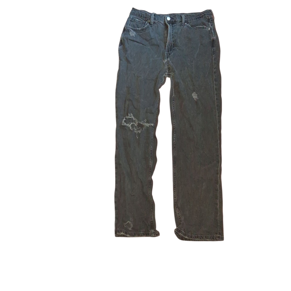 GAP Women's Relaxed Distressed Gray Jeans